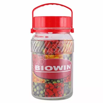 Słój z zakrętką plastikową 3l   