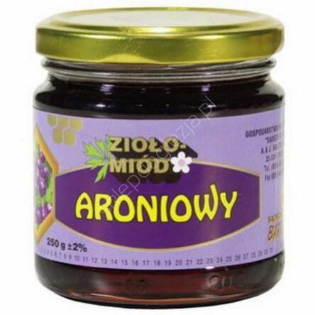 Miód 0,25kg zioło-miód aroniowy