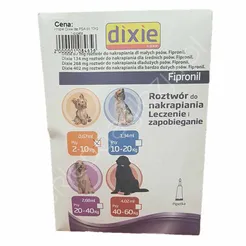 Krople Dixie dla PSA do 10kg. 1-pipeta