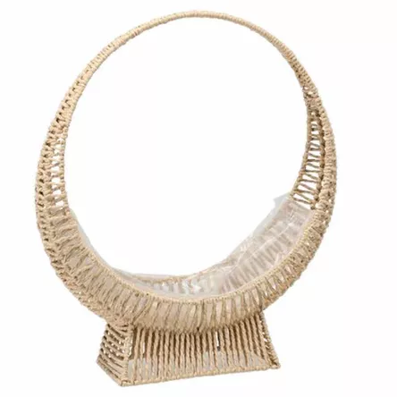 Osłonka pleciona naturalna okrąg 45x12x50cm