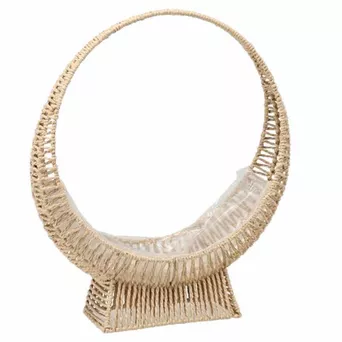 Osłonka pleciona naturalna okrąg 45x12x50cm