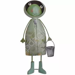 Żaba metalowa z wiaderkiem H47,5cm