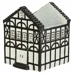 Osłonka ceramiczna domek 8,6X8X10,5cm