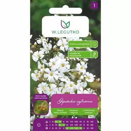 Gipsówka wytworna biała1,0g L