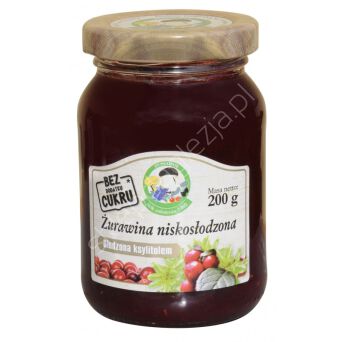 Konfitura Żurawina niskosłodzona do mięs 220g