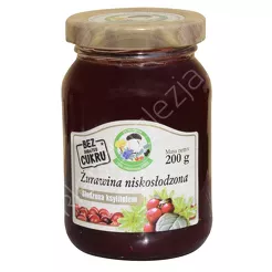 Konfitura Żurawina niskosłodzona do mięs 220g