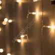 Lampki 240 LED Kurtyna druciki białe ciepłe dł. 5+1,5m pilot