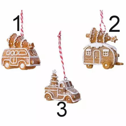 Zawieszka Piernikowe auto 7,5cm