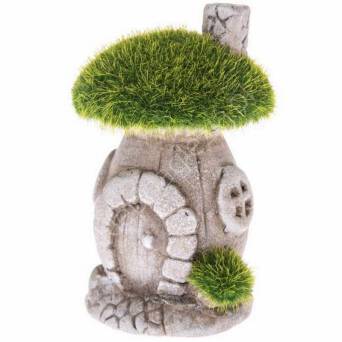 Domek ceramiczny z trawą