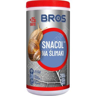 BROS Snacol na ślimaki  200g+50g gratis