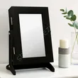 Szafka na biżuterię z lustrem czarna 21*15*35cm