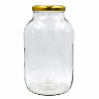 Słoik  4,0l z kranikiem i stojakiem