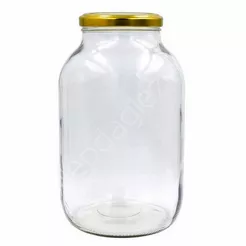 Słoik  4,0l z kranikiem i stojakiem