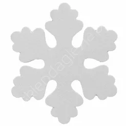 Zawieszka Śnieżynka 40cm biała