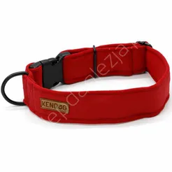 Obroża KenDog M 4cm klamra Czerwony