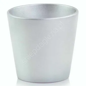 Doniczka cer P 71.041.10 srebrna