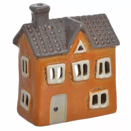 Domek ceramiczny musztardowy 