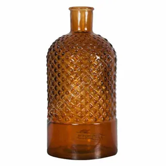 Szkło Wazon brązowy 14x28cm