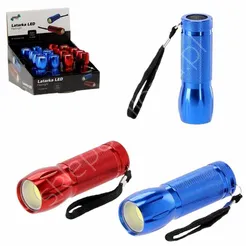 Latarka LED mix kol.