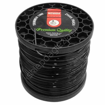 Żyłka 2,4mm 180m Nevada kwadrat - BLACK