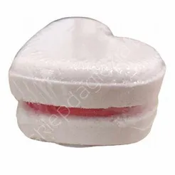 Musujące Serce do kąpieli Różowe 90g