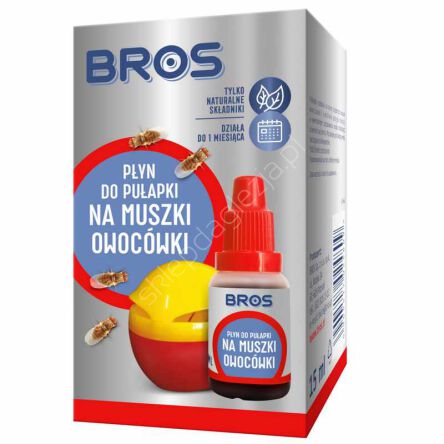 BROS Płyn do pułapki na muszki owocówki 30ml