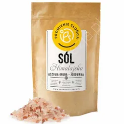 Promienie Słońca Sól himalajska różowa gruba 1kg
