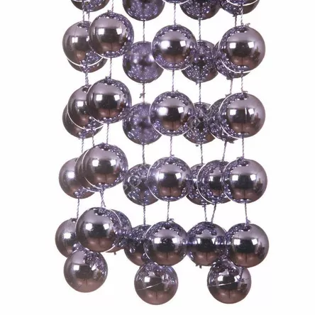 Girlanda koraliki 20mmx2,7m fioletowe