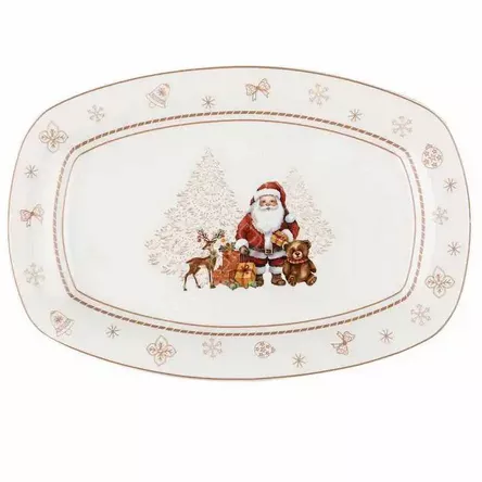 Talerz prostokątny Winter Fun 30x19,5cm