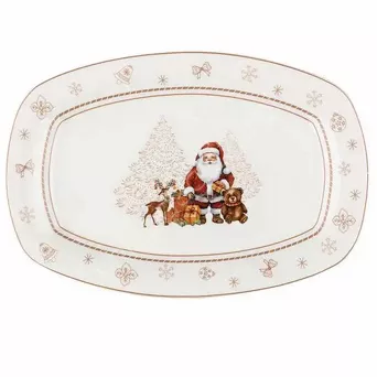 Talerz prostokątny Winter Fun 30x19,5cm 