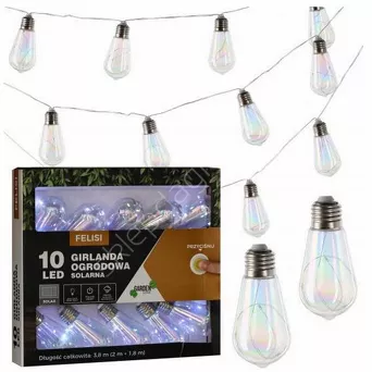 Girlanda ogrodowa solarna 1,8m