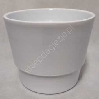 Doniczka ceramiczna CX Prymula biała 14cm