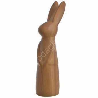 Zając porcelanowy jasny brąz 22,5cm