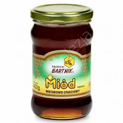 Miód 0,4kg nektarowo- spadziowy  słoik