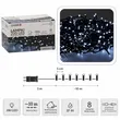 Lampki 200 LED białe zimne dł. 3+10m