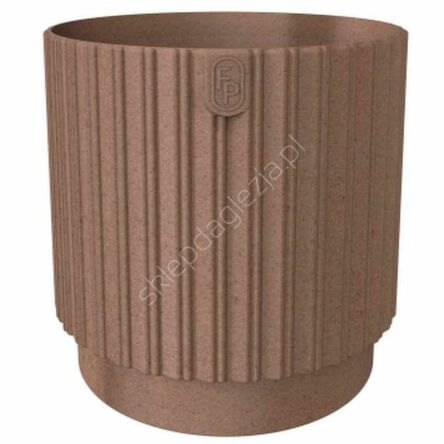 Doniczka Form Mika Cyli Petit Eco Wood 22 naturalne drewno