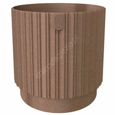 Doniczka Form Mika Cyli Petit Eco Wood 22 naturalne drewno