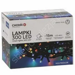 Lampki 300 LED Multikolor dł. 3+15m