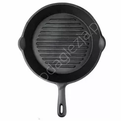 Patelnia żeliwna grillowa 30cm Prowent