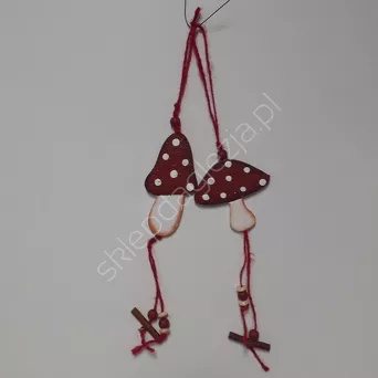 Zawieszka muchomor drewniany 35cm