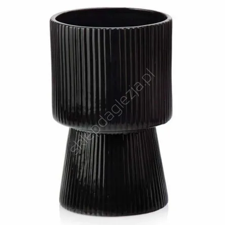 Doniczka cer P 02.743.22 czarna