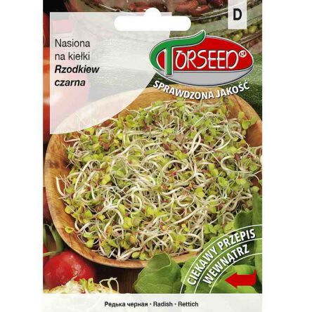 Nasiona na kiełki Rzodkiew czarna 10g Torseed