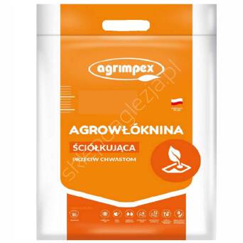 Agrowłóknina 1,6* 5  P50 brąz-czarny Dual-Agr paki