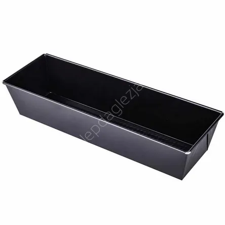 Blacha prostokątna czarna 39*11*7,5cm
