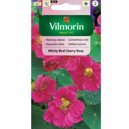 Nasturcja większa Whirly Bird Cherry Rose 3g V
