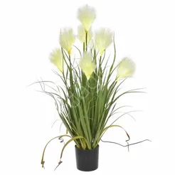 Trawa  pampasowa w doniczce LED 80cm