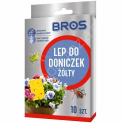 Żółty kleisty arkusz doniczkowy