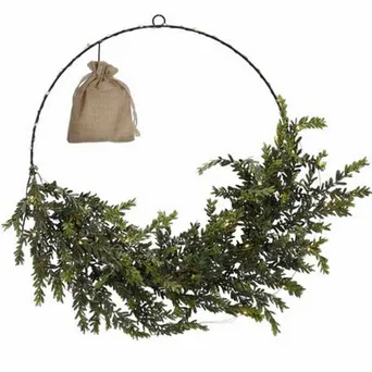 Wieniec LED 45cm z sosną na baterie