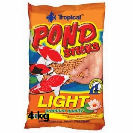 Pokarm dla ryb 4kg Pond Sticks Light