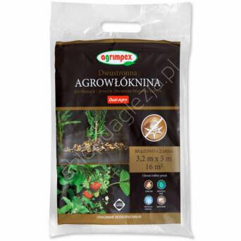 Agrowłóknina 3,2* 5 P50 brąz-czarny Dual-Agr 